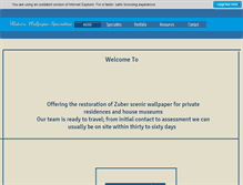 Tablet Screenshot of historicwallpapering.net